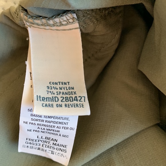 LL Bean Vista Trekking Shorts Mid-rise Thyme - Picture 6 of 10